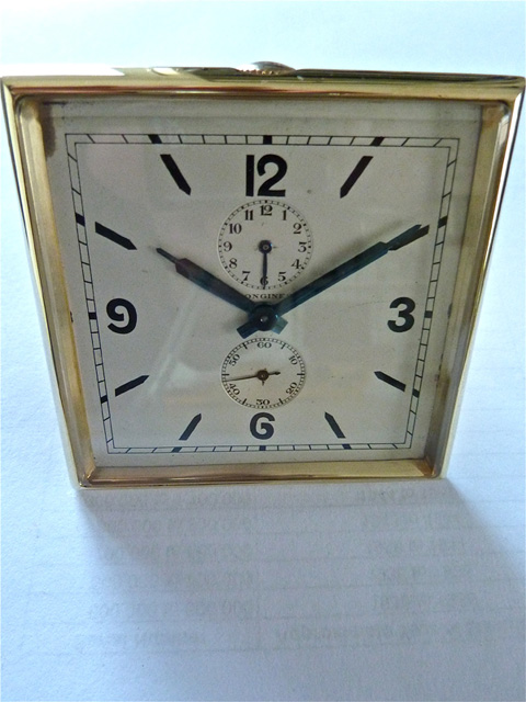 Longines Travel Alarm Brass 1920s - Gisbert A. Joseph Watches