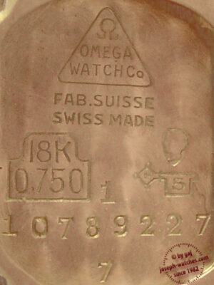 Omega Ladies NOS 18 k Rose Gold 1940s