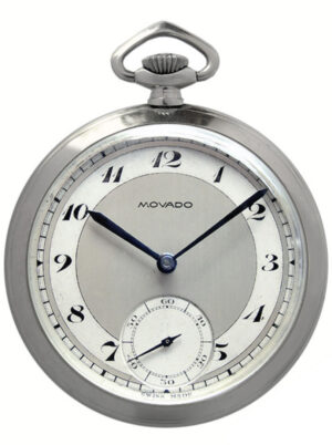 Movado 4 Adjustm. Stainless Steel 1930s