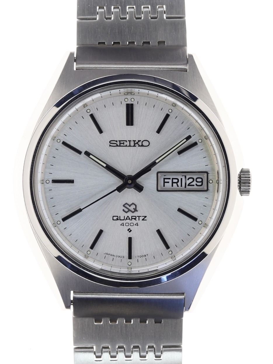Seiko SQ 4004 NOS Stainless Steel 1970s - Gisbert A. Joseph Watches