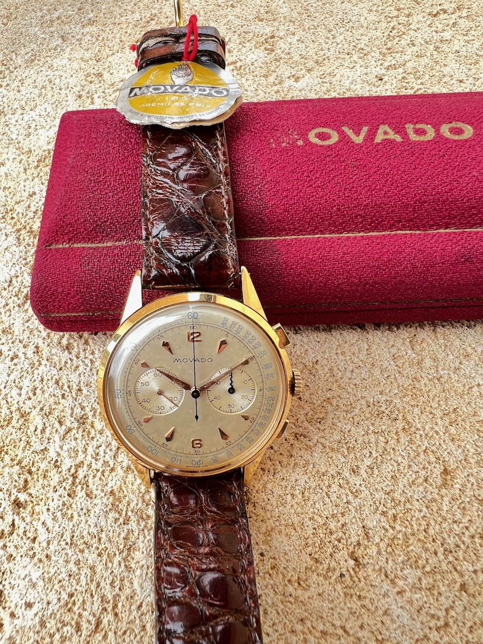 Movado Cal. 90 18 k Yellow Gold 1940s - Gisbert A. Joseph Watches