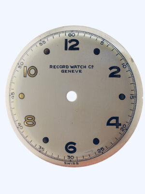 Record Watch Co. NOS Dial Sweep Second 1950s